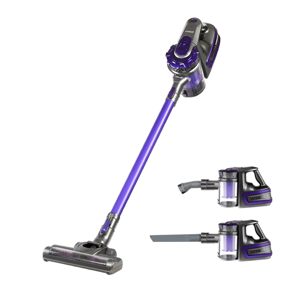 Devanti Cordless 150W Bagless Stick and Hand Vacuum Cleaner in Purple