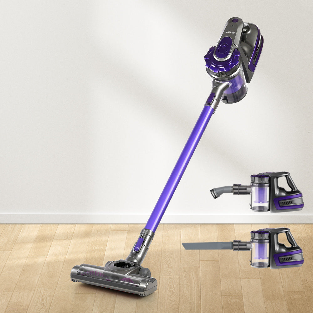 Devanti Cordless 150W Bagless Stick and Hand Vacuum Cleaner in Purple