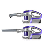 Devanti Cordless 150W Handstick Vacuum Cleaner - Bagless, Lightweight & Versatile in Purple - Close-Up Angle