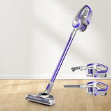 Devanti Cordless 150W Handstick Vacuum Cleaner - Bagless, Lightweight & Versatile in Purple