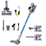 Devanti 300W cordless self-standing stick vacuum cleaner, blue