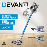 Devanti 300W Stick Vacuum Cleaner Cordless Self-Standing - Front View
