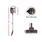 Devanti Stick Vacuum Cleaner Bagless Corded 500W Purple, image 2