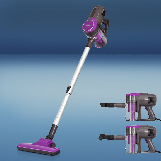 Devanti Corded Bagless Handstick Vacuum Cleaner 500W - Purple