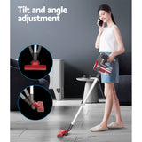 Devanti 500W Corded Bagless Handstick Vacuum Cleaner in Red