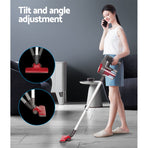 Devanti Stick Vacuum Cleaner Bagless Corded 500W Red, image 4