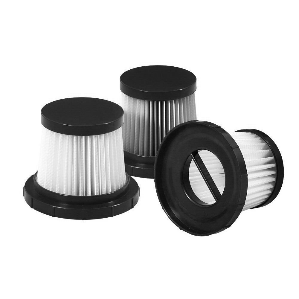 Devanti Replacement HEPA Filter Set for 150W Cordless Vacuums - Pack of 3
