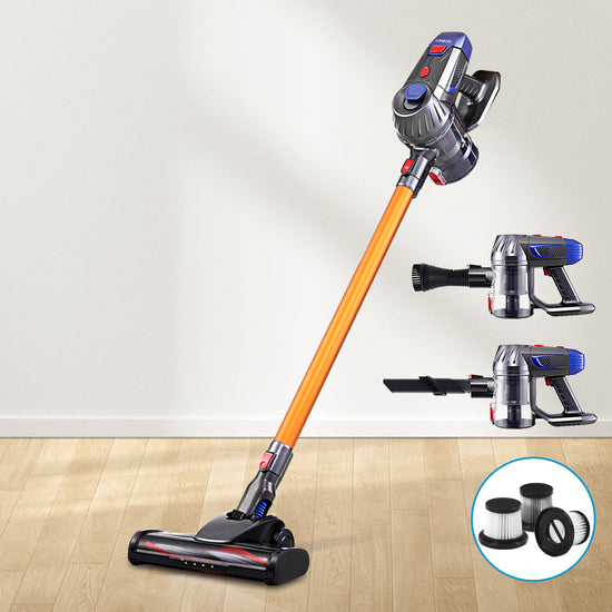 Devanti Cordless Handheld Vacuum Cleaner with HEPA Filter - 150W Gold Edition
