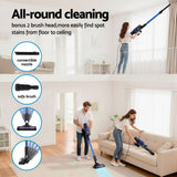 Devanti Stick Vacuum Cleaner Brushless Cordless 350W Blue - Side View