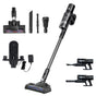 Devanti Cordless Stick Vacuum Cleaner, Brushless 350W Grey, 2000mAh Battery, HEPA Filter