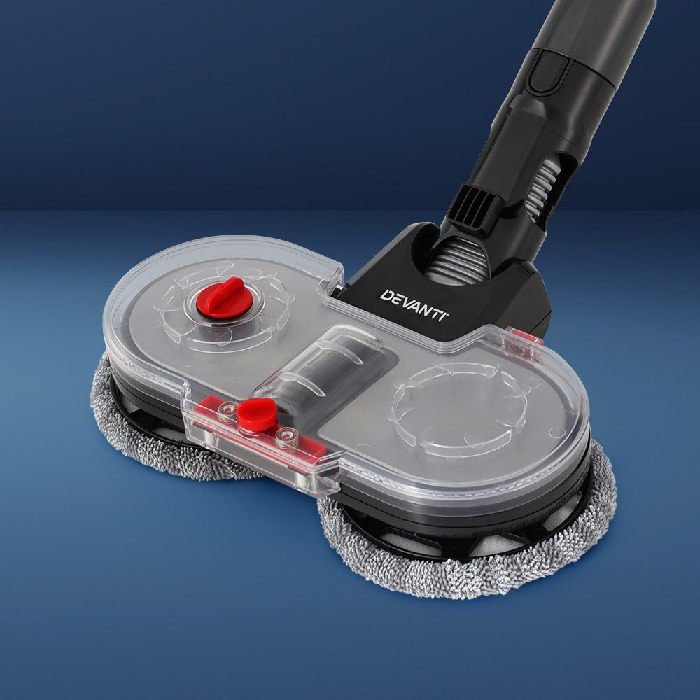 Devanti Cordless Vacuum Cleaner Electric Mop Attachment