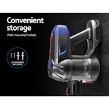 Devanti Stick Vacuum Cleaner Bagless Cordless 150W Gold - 45-Degree Angle