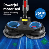 Devanti Electric Mop Attachment for Dyson V7, V8, V10, V11, V15 Vacuum Cleaners - 45-Degree Angle