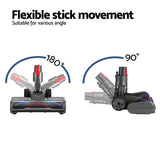 Devanti Vacuum Cleaner Brush Roller Head Compatible with Dyson V7, V8, V10, V11, V15 - Rear View