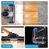 Devanti K7 Cordless Stick Vacuum Cleaner plus Coffee Maker Machine Espresso - Low Angle