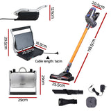 Devanti K7 Cordless Stick Vacuum Cleaner plus Sandwich Maker Panini Press - Front View