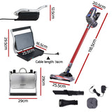 Devanti K7 Cordless Stick Vacuum Cleaner plus Sandwich Maker Panini Press - Front View