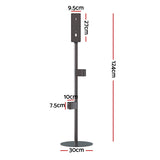 Artiss Grey Freestanding Vacuum Cleaner Charging Stand for Dyson V6, V7, V8, V10, V11 - Front View