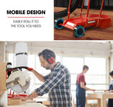 Baumr-AG Mobile Dust Collector Cyclone Extraction System, for Home Woodworking Workshop