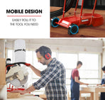Baumr-AG Mobile Dust Collector Cyclone Extraction System, for Home Woodworking Workshop