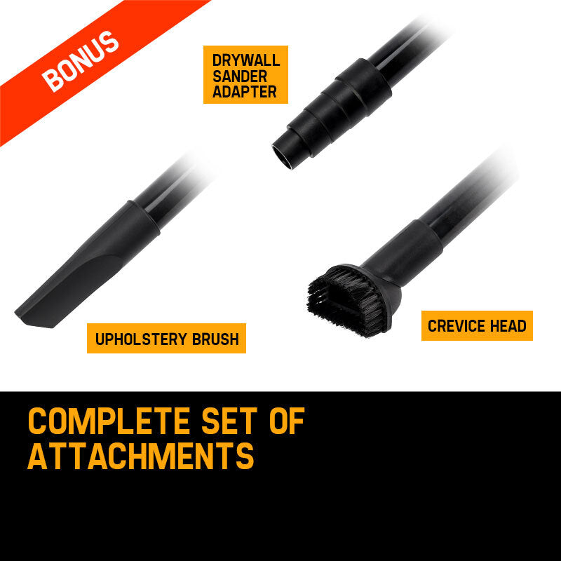 Unimac 60L 2000W Stainless Steel Wet and Dry Vacuum