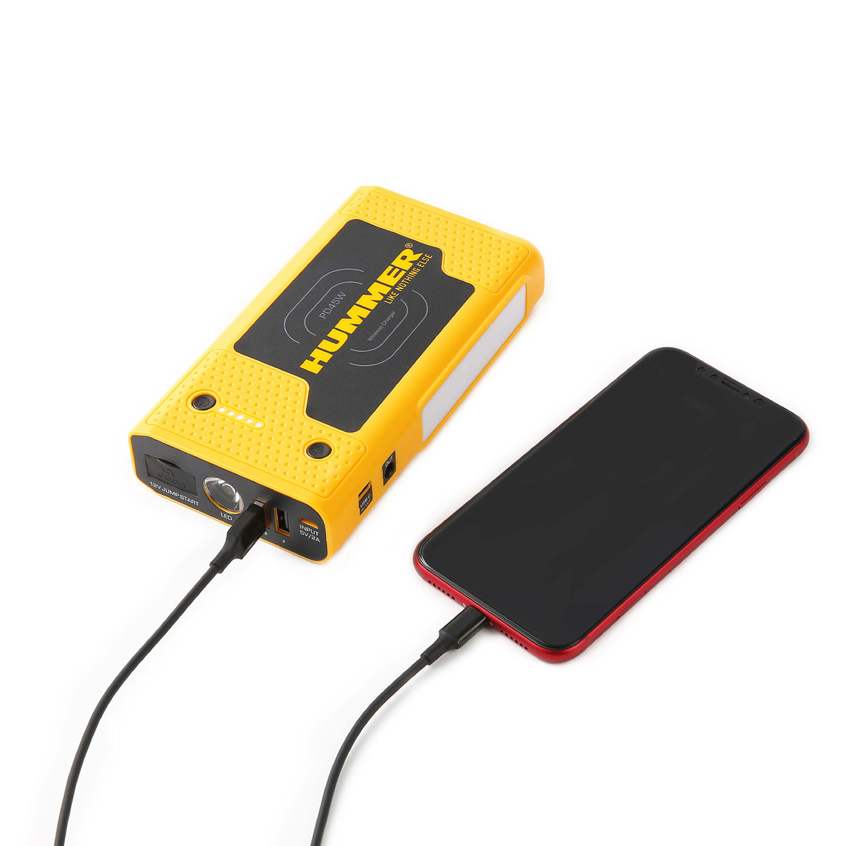 Hummer HX Pro 2000A Jump Starter USB-C Power Bank & Wireless Charger
