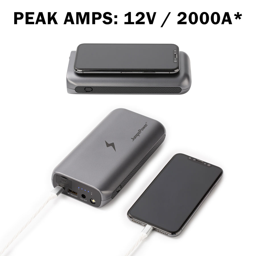 Jumpspower GTS - 2000A Jump Starter USB-C Powerbank Wireless Charger