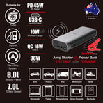 Jumpspower GTS - 2000A Jump Starter USB-C Powerbank Wireless Charger
