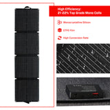 JumpsPower 100W Portable Solar Panel