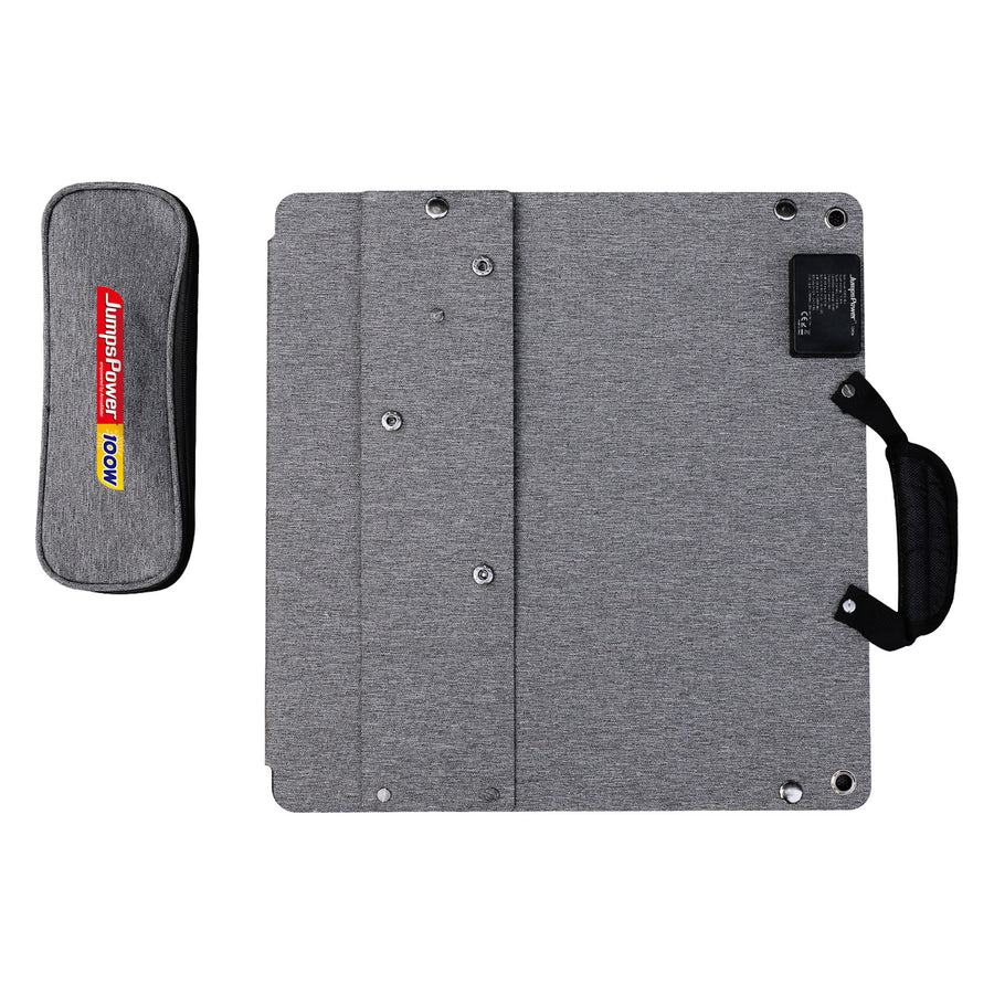 JumpsPower 100W Portable Solar Panel