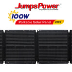 JumpsPower 100W Portable Solar Panel