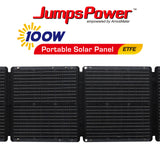 JumpsPower 100W Portable Solar Panel - Front View