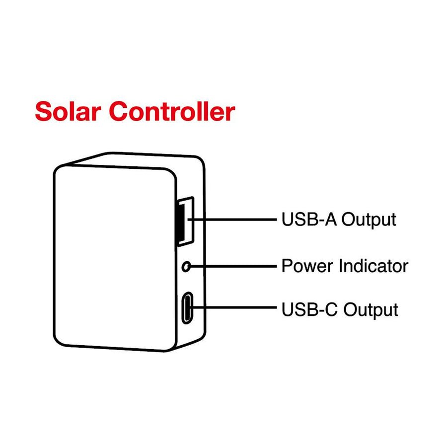 JumpsPower 21W Portable Solar Panel