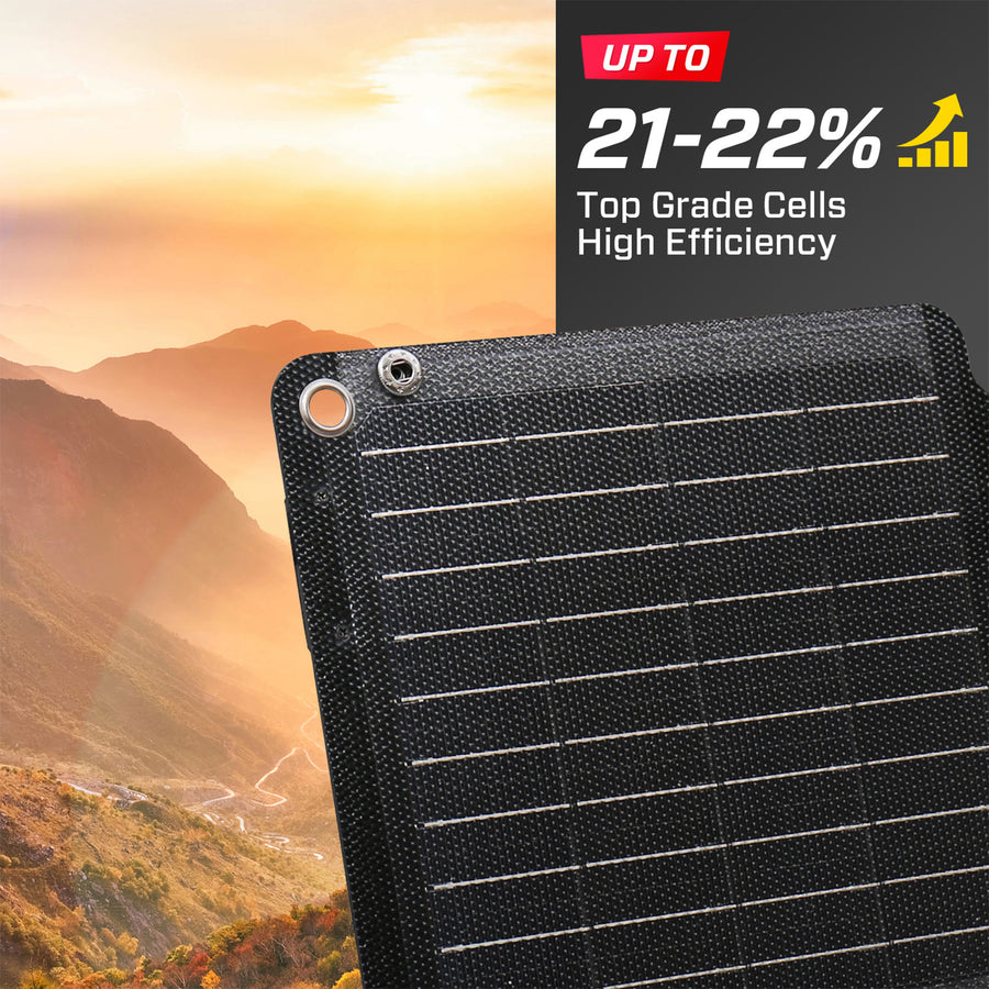 JumpsPower 40W Portable Solar Panel