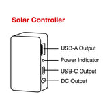 JumpsPower 60W Portable Solar Panel