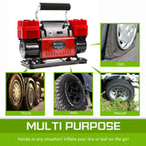 300L/MIN 12V Air Compressor - RED