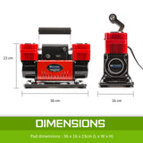 300L/MIN 12V Air Compressor - RED