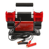 300L/MIN 12V Air Compressor - RED - Front View