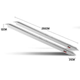 BULLET Pair of 2.5m Aluminium Loading Ramps, 2800kg capacity - Rear View