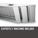 BULLET Pair of 2m Aluminium Loading Ramps, 3310kg capacity - Side View