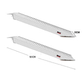 BULLET Pair of 1.6m Aluminium Loading Ramps, 4050kg capacity - Rear View