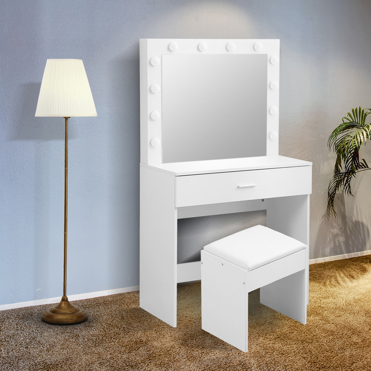 Levede Dressing Table Set Makeup Mirror-2018816910141034503
