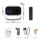 Devanti Mini Video Projector 1080P - Front View