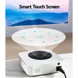 Devanti Bluetooth Video Projector WIFI 1080P Home Theater HDMI Touch Screen - Top-Down View
