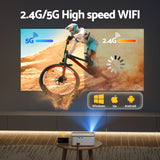 Devanti Video Project 4K 1080P Android 5G Wifi Home Cinema - Top-Down View