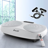 Everfit Vibration Machine Vertical Rhythm Platform Resistance Rope Home Workout - Close-Up Angle