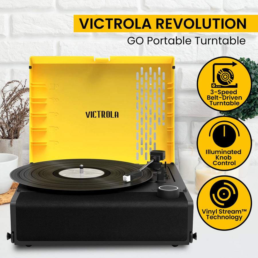 Victrola Revolution GO Portable Turntable