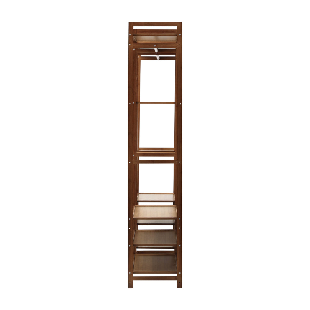 Oikiture Open Wardrobe Organiset with 13 Display Shelves