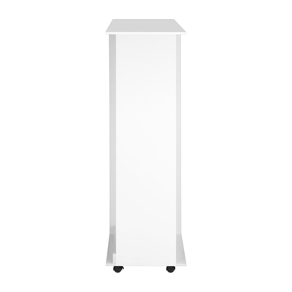 Oikiture Portable Double Wardrobe Open Clothes Rack