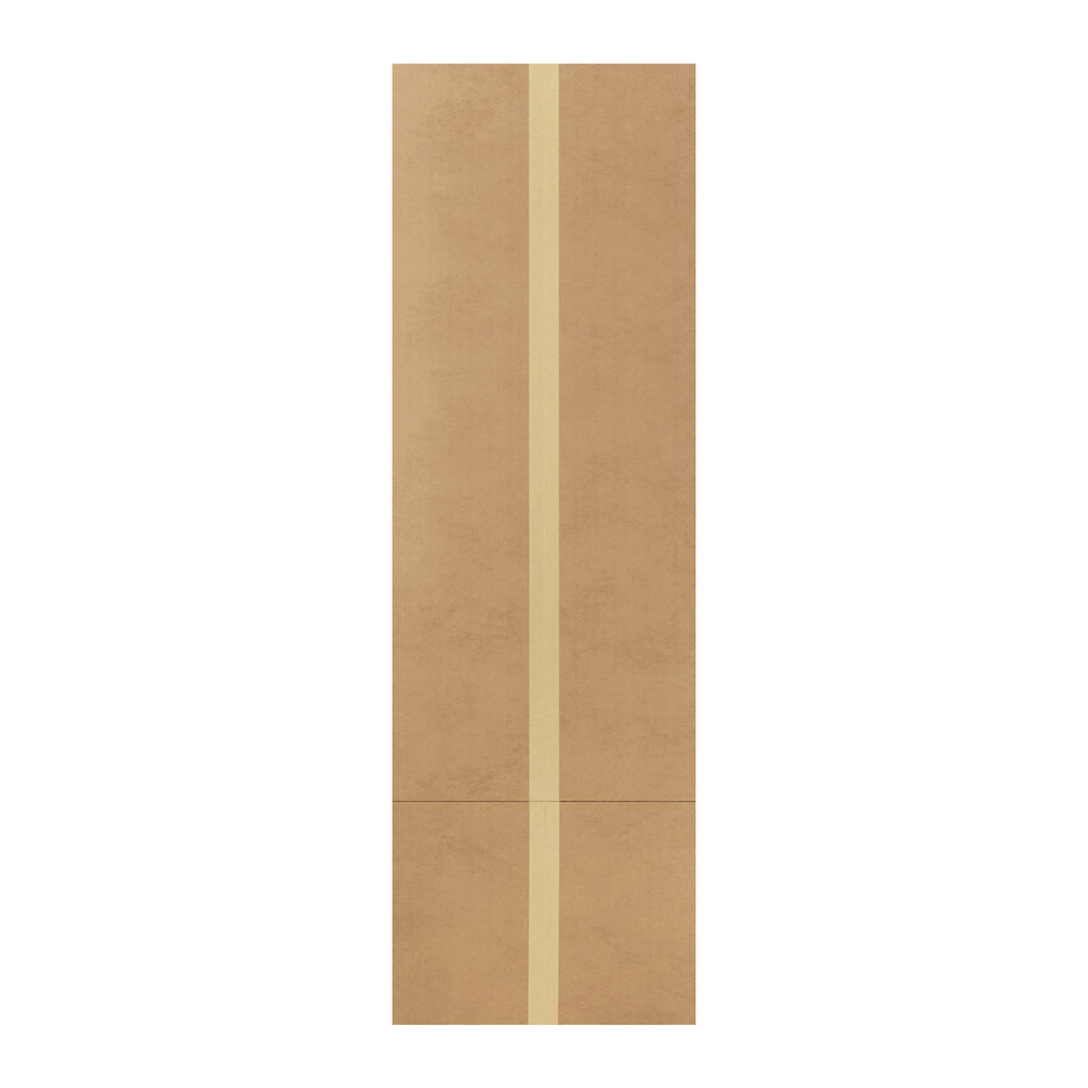 Oikiture Open Wardrobe 2 Shelves Hanging Rail Natural